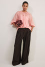 Belle Blouse - Rosewood Pink