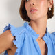 Marlow Top - Riviera Blue