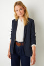 Darcie Relaxed Tux Jacket - Midnight