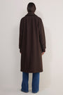Bridget Wool Coat - Chocolate