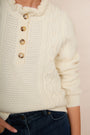 Corinna Cable Jumper - Ivory