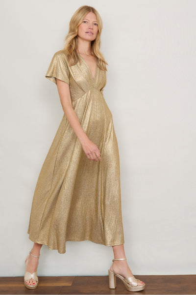 chelley gold dress Color Guard Costume Uniform main image 0