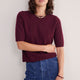 Caley Knitted Top - Aubergine