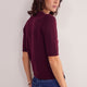 Caley Knitted Top - Aubergine
