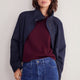 Caley Knitted Top - Aubergine