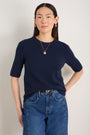 Caley Knitted Top - Midnight