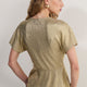 Caley Metallic Top - Gold