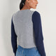 Callie Merino Cardigan - Grey Marl/Midnight