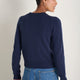 Callie Merino Cardigan - Midnight