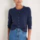 Callie Merino Cardigan - Midnight