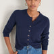 Callie Merino Cardigan - Midnight