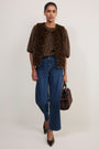 Cameron Faux Fur Gilet - Leopard