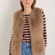 Cameron Faux Fur Gilet - Mink