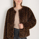 Cameron Faux Fur Jacket - Leopard
