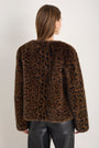 Cameron Faux Fur Jacket - Leopard