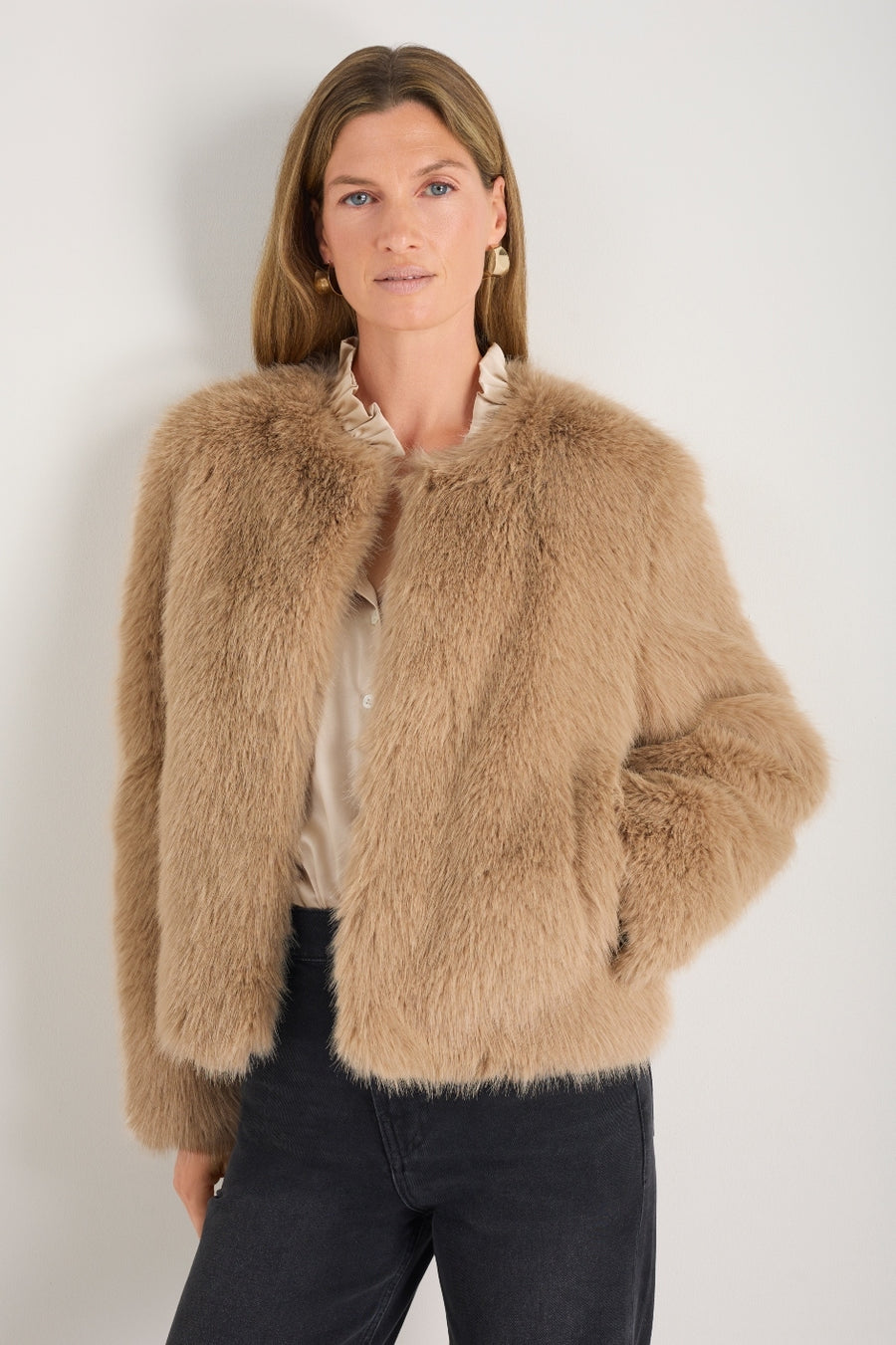 Cameron Faux Fur Jacket - Mink