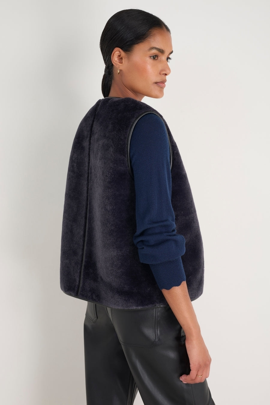 Carina Duffle Gilet - Midnight