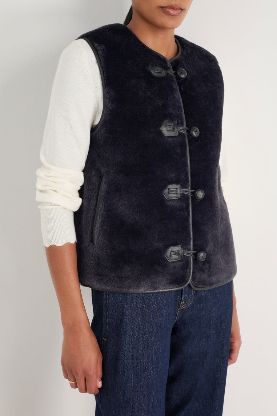 Carina Duffle Gilet - Midnight