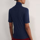 Carly Wool Blend Short Sleeve Top - Midnight