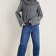 Carolina Roll Neck Jumper - Charcoal