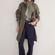 Cassie Funnel Neck Rain Coat - Khaki