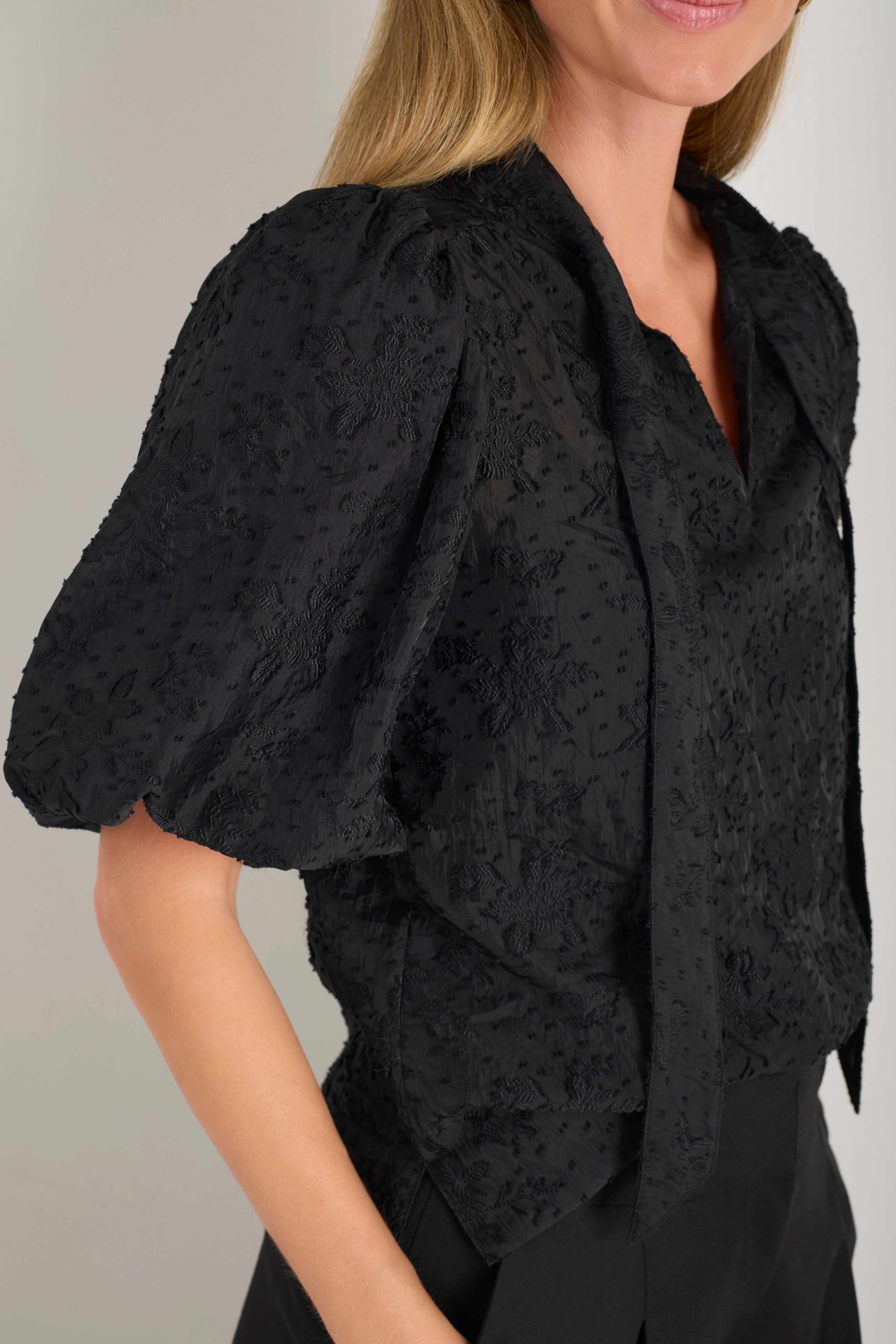 Cath x WYSE Agatha Top - Black