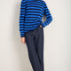 Cath x WYSE Brigitte Jumper - Midnight/Blue Stripe