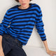 Cath x WYSE Brigitte Jumper - Midnight/Blue Stripe