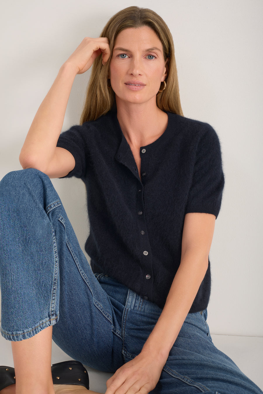 Cath x WYSE Kelly Cardigan - Black