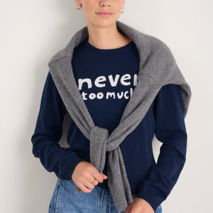 Cath x WYSE Slogan Jumper - Midnight