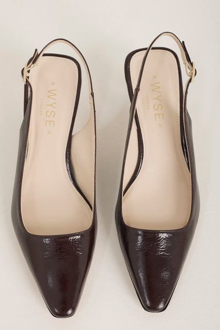 Carly Kitten Heel - Cocoa