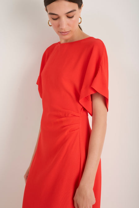 Cath x WYSE Vivienne Dress - Tomato Red