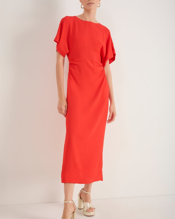 Cath x WYSE Vivienne Dress - Tomato Red