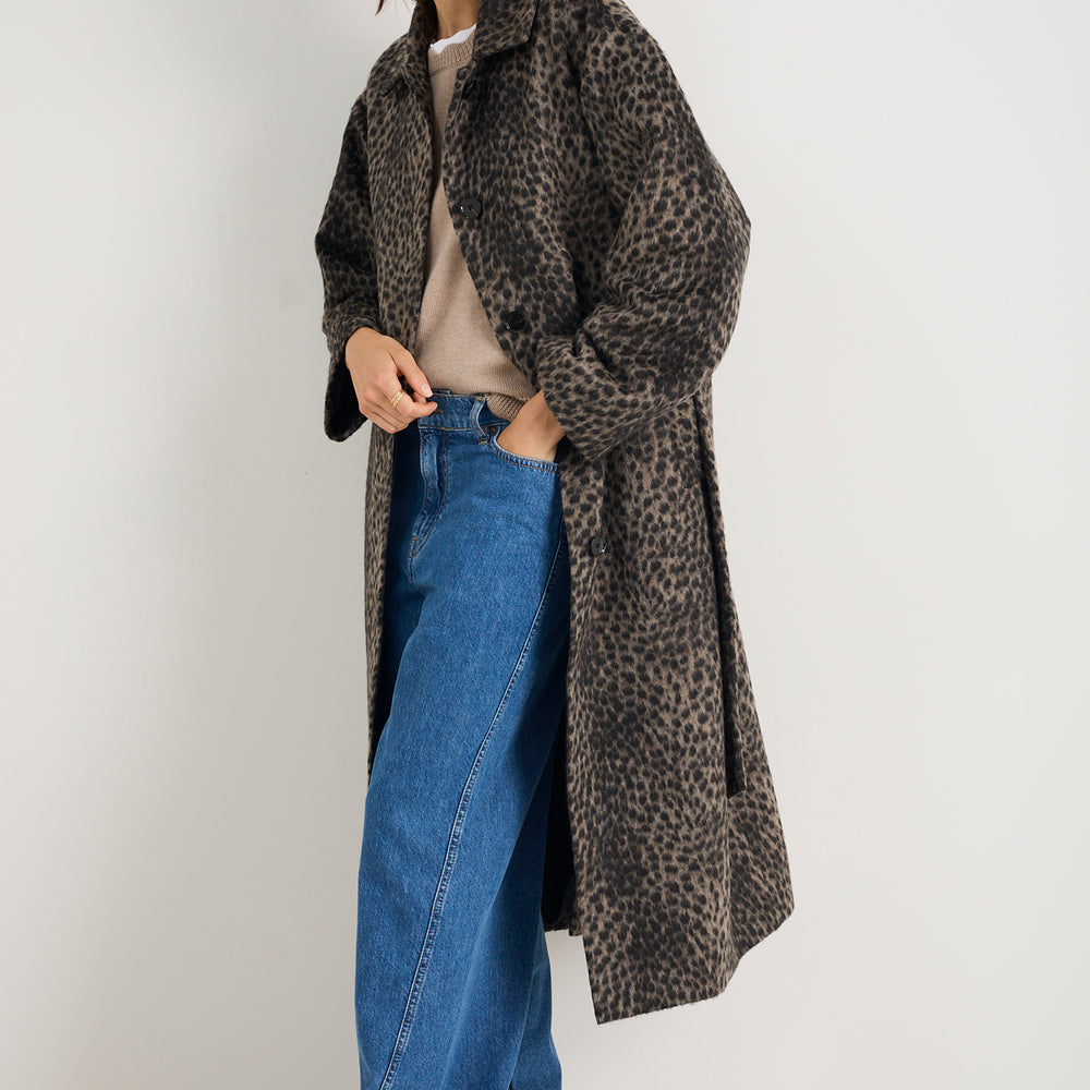 Cath x WYSE Caroline Coat - Cheetah