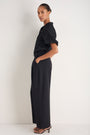 Cath x WYSE Audrey Pleat Trouser - Black