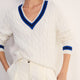 Cath x WYSE Cannes Knit Jumper - Ivory