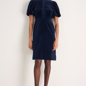 Cath x WYSE Diana Velvet Dress - Midnight