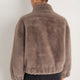 Cath x WYSE Lana Furry Bomber Jacket - Mole