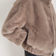 Cath x WYSE Lana Furry Bomber Jacket - Mole