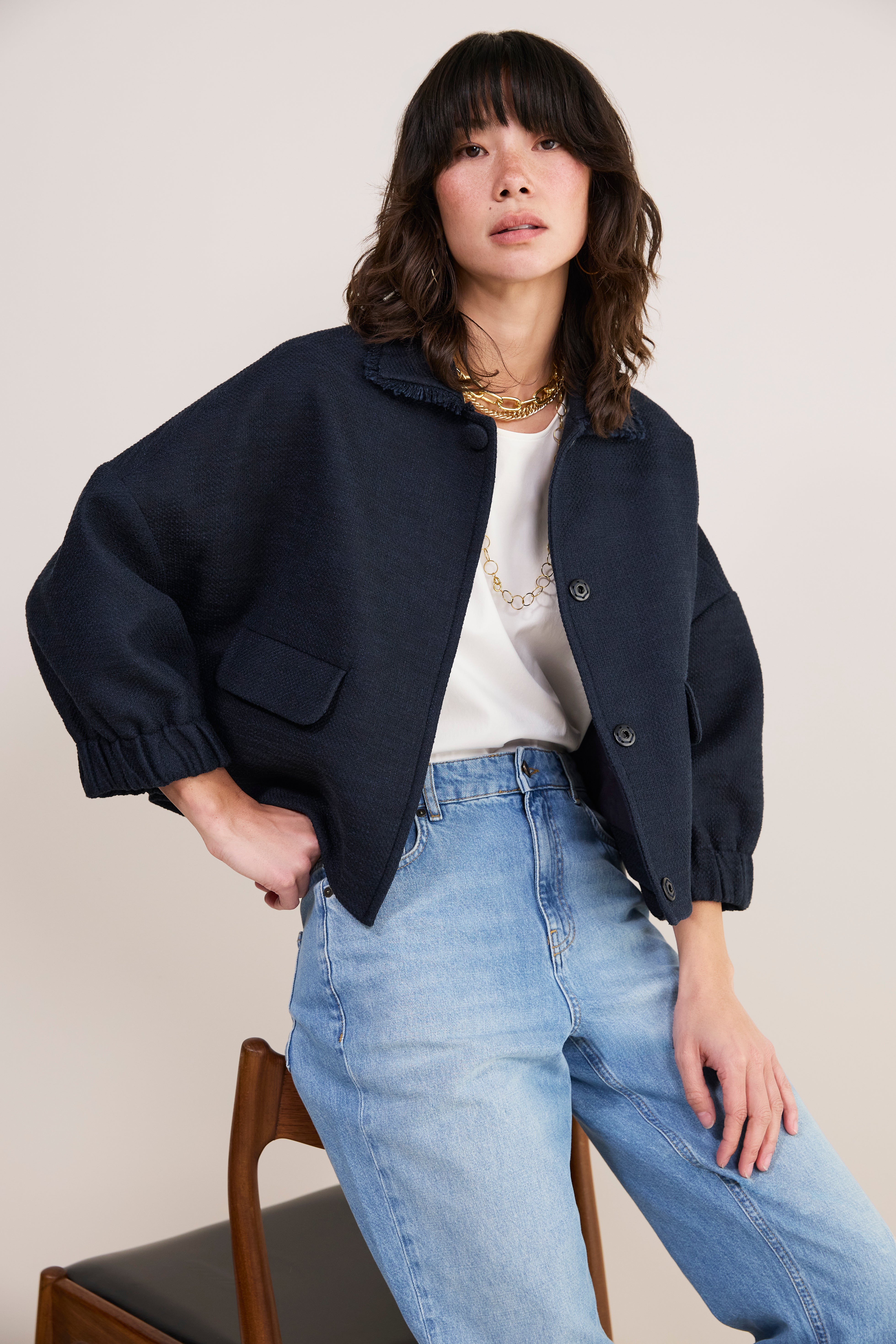 Cath x WYSE Marseille Jacket - Midnight