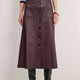 Cath x WYSE Miranda Leather Skirt - Oxblood