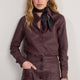 Cath x WYSE Priestly Leather Shirt - Oxblood