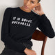 Cath x WYSE Slogan Jumper - Black