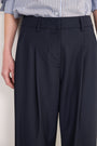 Cath x WYSE Tess Wool Blend Tailored Trouser - Midnight