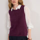 Cath x WYSE Tory Brushed Tank - Aubergine