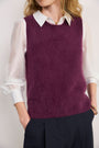 Cath x WYSE Tory Brushed Tank - Aubergine