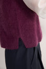 Cath x WYSE Tory Brushed Tank - Aubergine