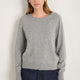 Catrin Cashmere Jumper - Charcoal Grey Marl