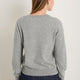 Catrin Cashmere Jumper - Charcoal Grey Marl