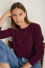 Catrin Cashmere Jumper - Deep Fig